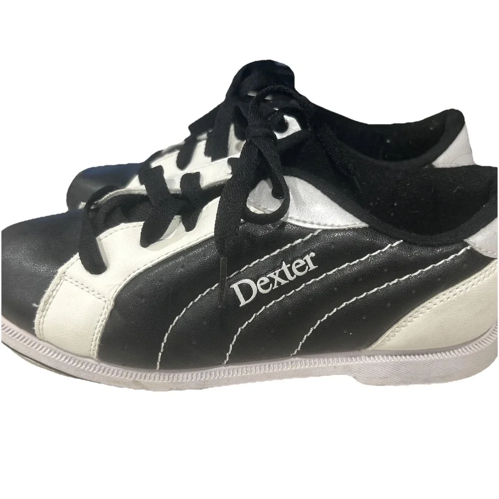 Dexter Groove II Slide Rite Bowling Shoes 7M Black & White
